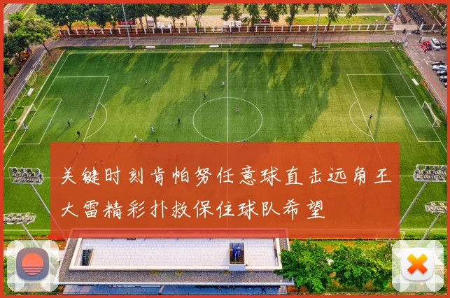关键时刻肯帕努任意球直击远角王大雷精彩扑救保住球队希望